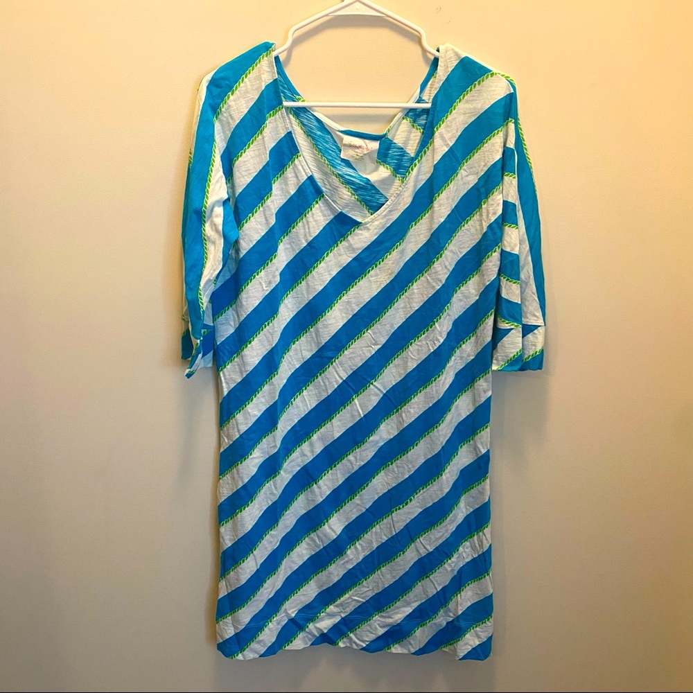 rope stripe lilly dress